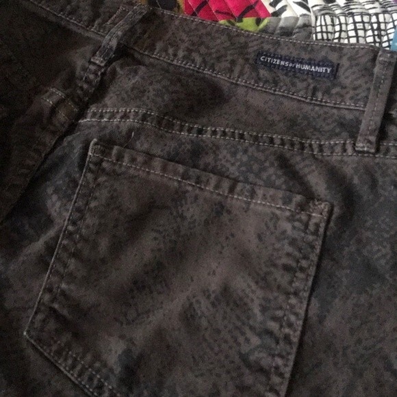 Citizens of Humanity Jeans Mandy Snake Print Skinny sz 26 - Picture 12 of 15